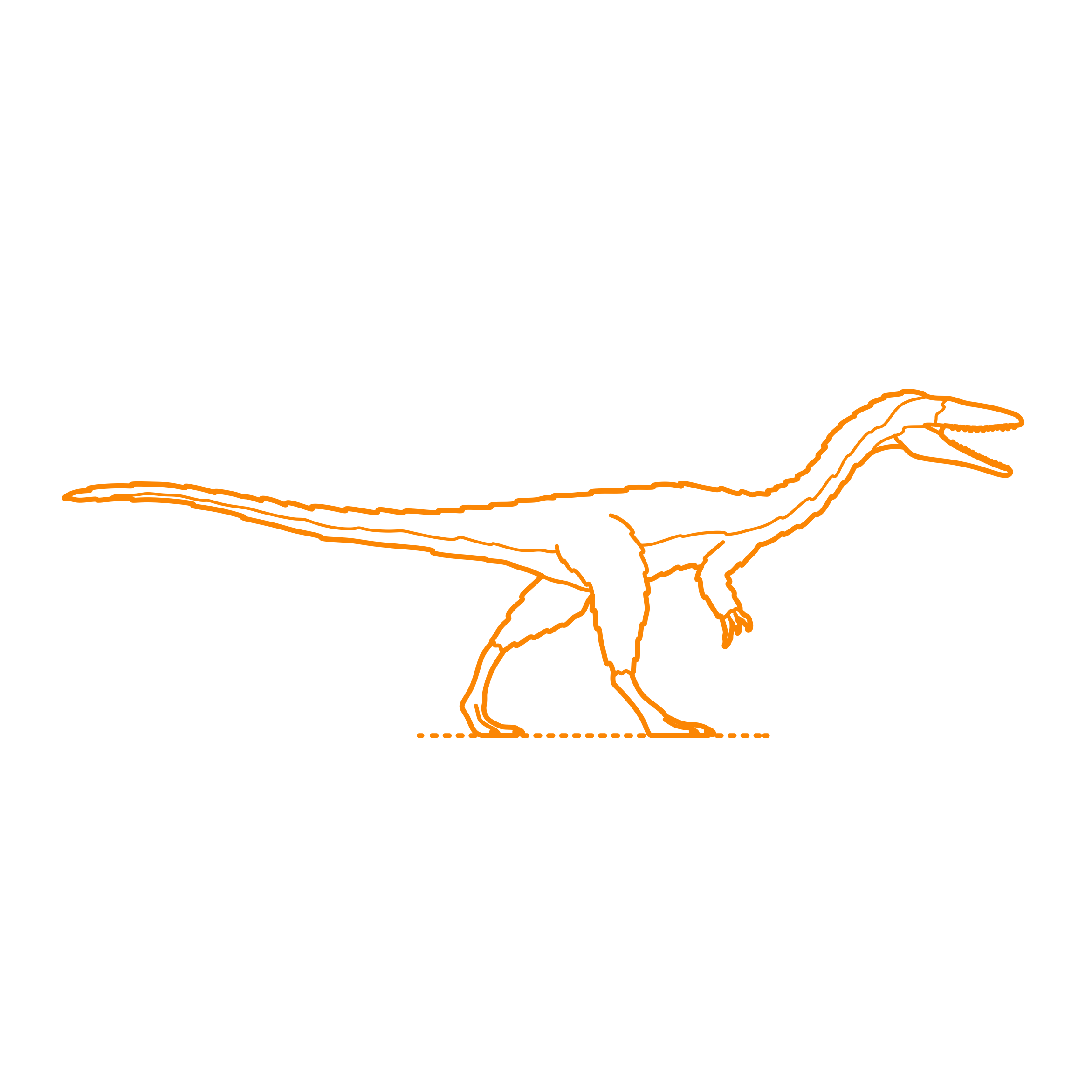 Animals Dinosaurs Coelophysis Sketch Style Svg Vector Free Vectors